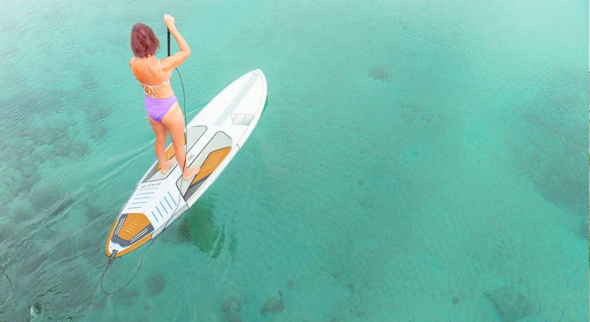 Stand up paddle boarding on the Brunswick River