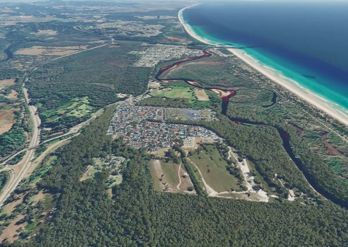Bayside Brunswick Heads adjoining Tyagarah Reserve and surrounded by natural wallum country, to be saved and preserved for future generations